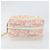 Christian Dior Trotter Canvas Pouch PVC Rosa Silber Auth ti3758 - Ansicht 7