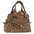 Chloé Borsa a mano Chloe Paddington in pelle marrone oro argento autentica ep13108V D'oro