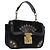 LOUIS VUITTON Borsa a Mano Velours Monogram Irvine Nera M92733 LV Auth 168356SAV Nero Monogramma