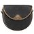 Borsa a spalla in tela a nido d'ape PVC nera e dorata Christian Dior Auth 170912 - vista 2