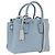 MCM Handtasche aus Leder 2-in-1 hellblau silber authentisch BA10842V