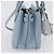 MCM Handtasche aus Leder 2-in-1 hellblau silber authentisch BA10842V - Ansicht 5