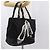 Borsa Tote Vala in Nylon Nero Argento Auth BA10741 di Salvatore Ferragamo - vista 26
