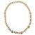Collana in pietre colorate e strass Christian Dior metallo 2 pezzi Oro Auth am10776V - vista 2
