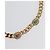 Collana in pietre colorate e strass Christian Dior metallo 2 pezzi Oro Auth am10776V - vista 4