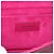 Borsa Clutch Y Line in pelle rosa e oro SAINT LAURENT 311213 Auth 170902 D'oro - vista 12