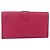 Borsa Clutch Y Line in pelle rosa e oro SAINT LAURENT 311213 Auth 170902 D'oro - vista 3