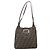 Borsa a spalla Mamma Baguette in tela Zucca FENDI nera e marrone Auth 171933 Nero - vista 2