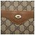 Borsa tote Gucci GG Supreme Web Sherry Line in PVC beige e oro 40 02 003 Auth bs33280 D'oro - vista 14