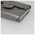 CHANEL Matelasse Card Case Leather Silver CC Auth 171336 Silvery - view 8