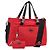 PRADA Pet Bag Pet Carry Nylon 2way Red Silver Auth 170756SAM Silvery