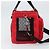 PRADA Pet Bag Pet Carry Nylon 2way Red Silver Auth 170756SAM Silvery - view 5
