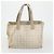 Borsa Tote MCM Chanel Hermes in Tela 3 Pezzi Beige Nero Blu Navy Auth BA10583 - vista 9