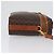 Céline Borsa Vanity Circolare in Tela Macadam CELINE in Pelle PVC 2 vie Marrone Oro Auth ep13087 D'oro - vista 4