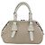 Bolsa de mão em lona bege com estampa Nova Check Burberry prata autêntica BA10799 - vista 3