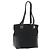 Borsa Tote Salvatore Ferragamo in tela nera e oro Auth bs33228 Nero D'oro