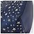 Jimmy Choo Borsa Tote in Pelle Blu Argento Auth BA10728 - vista 12