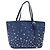 Jimmy Choo Borsa Tote in Pelle Blu Argento Auth BA10728 - vista 2