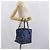 Jimmy Choo Borsa Tote in Pelle Blu Argento Auth BA10728 - vista 21