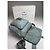 Vintage Prada hellblaues Polyester-Crossbody-Bag Silber - Ansicht 7