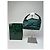 Vintage Gucci Polyester Leder Handtasche Grün - Ansicht 7