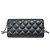 Chanel Zeitlose gesteppte Geldbörse mit Gussetklappe Schwarz - Ansicht 7