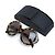 Prada Oversized Schildpatt Maxi Runde Sonnenbrille in der Box Braun - Ansicht 6