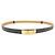 Cintura Hermès Kelly 18mm nera Nero