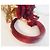 Splendido cerchietto gioiello per capelli DOLCE & GABBANa velluto rosa scuro con stemma D'oro - vista 5