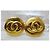 Chanel Orecchini Logo CC 3D Placcati Oro D'oro - vista 2
