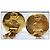 Chanel Orecchini Logo CC 3D Placcati Oro D'oro - vista 9
