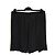 Chanel 2009 Falda de Doble Crepé de Seda Negra FR44 UK16 US14 Negro