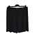 Chanel 2009 Falda de Doble Crepé de Seda Negra FR44 UK16 US14 Negro - vista 4