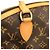 Louis Vuitton Monogram Lockit horizontale Handtasche Braun - Ansicht 4