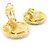 Orecchini a clip dorati Chanel D'oro - vista 8