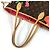 Tote Louis Vuitton Neverfull NM Monogram Canvas MM Marrone - vista 5