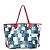 Borsa tote Neverfull Damier e Monogram Patchwork Denim MM di Louis Vuitton Blu