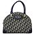 Christian Dior Borsa Trotter Oblique Blu navy Gold hardware