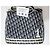 Christian Dior Trotter Oblique Umhängetasche Weiß Marineblau Silber Hardware - Ansicht 14