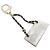 Charm per Borsa Chanel Matelassé in Bianco - vista 2