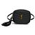 Bolsa de ombro de couro Baby Lou da Saint Laurent Preto