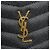 Bolsa de ombro de couro Baby Lou da Saint Laurent Preto - vista 6