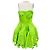 Autre Marque Vestido Mini Bustier con Apliques Lime Skye de Leo Lin Verde