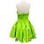Autre Marque Vestido Mini Bustier con Apliques Lime Skye de Leo Lin Verde - vista 3