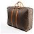 Borsa da viaggio Louis Vuitton Sirius 60 in tela Monogram marrone M41402 Beige - vista 3