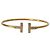 Bracciale Tiffany & Co T Wire in oro giallo 18k e diamanti