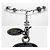 Collana Statement Bib Gripoix con CC in Cristalli Neri Rara Chanel 08A Nero Argento Metallico Silver hardware - vista 9