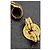 Orecchini Gucci a 3 livelli in oro giallo 18k e diamanti - vista 4