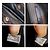 Borsa tote Burberry in pelle nera e tela a quadri Nero Marrone chiaro - vista 2