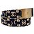 Cintura Chanel Clover CC Blu Navy Denim Oro Gold hardware